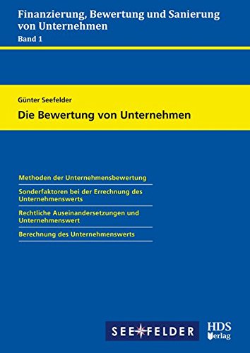 Preisvergleich Produktbild Die Bewertung von Unternehmen