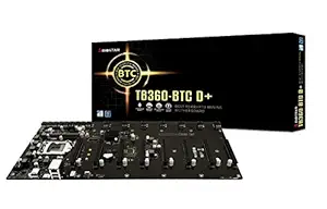 Biostar TB360-BTC D+ (Intel 8th and 9th Gen) LGA1151 SODIMM DDR4 8 GPU Support GPU Mining Motherboard