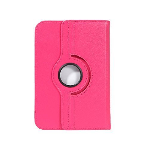 Universal Rotation Tasche für Tablet Modelle in 7, 8 oder 10 Zoll Größe Case Schutz Hülle Cover (8 Zoll, Pink)