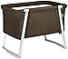 Babyhome Baby Home Dream Portable Crib, Brown