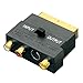 Produktbild Cyond SCART-Adapter AV-Modul auf 3 Phono-Composite, S-Video mit Eingangs- / Ausgangsschalter Gold