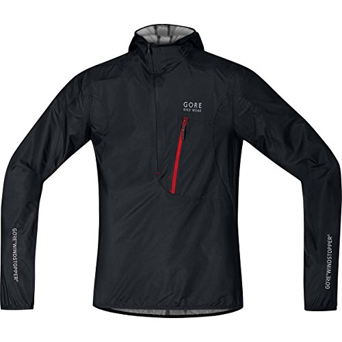 GORE BIKE WEAR, Hombre, Chaqueta rescue, GORE WINDSTOPPER Active Shell, RESCUE WS AS, Talla M, Negro, JGRESC990004