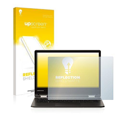 upscreen Reflection Shield Displayschutzfolie Medion Akoya E2228T Schutzfolie Matt – Entspiegelt, Anti-Fingerprint