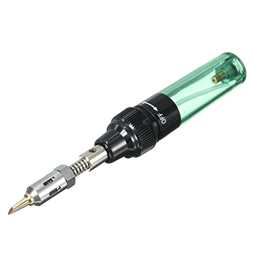 Gas Lötkolben, GOCHANGE Cordless Butan Lötkolben, Einstellbare Butangas Löten Lötbrenner Schweißbrenner Pen Gas-Schweißen mit 4 Vertauschen Lötspitze - 5