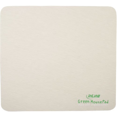 InLine maus-pad Recycled, Baumwolle/Natur, 220 x 200 x 3 mm