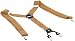 Produktbild PEARL basic Damen-Hosenträger: Breite Hosenträger, Y-Form, 4 Clips, Echtleder-Applikation, beige (Herren-Hosenträger)