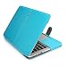 Produktbild Macbook Pro 15 Retina Hülle , Aomo Macbook Pro 15 Zoll Retina Sleeve Ultra Slim Hochwertige PU Leder Abdeckung Notizbuch Tasche Schutzhülle Case für Macbook Pro 15.4 Mit Retina Display Modell: A1398 , Blau
