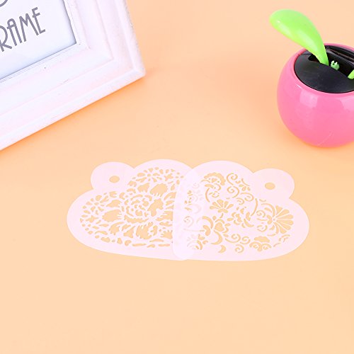 Amazingdeal365 Doppel Herz Metall Form Stanzschablonen Schablonen Schneiden DIY Dekor Sammelalbum Karten Buchzeichen Lesezeichen als Geschenk für Freunde Geburtstag Kinder,Kindergarten Hobby Schule Handarbeit Unterricht usw. Ein tolles Geschenk! - 5