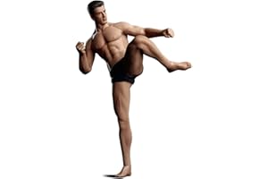 HiPlay TBLeague 1/12 Scale Super Flexible Male Figure- 6 inches Seamless Collectible Figurine Body & Head Set (TM01A)