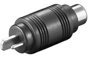 CABLEPELADO Adattatore altoparlante audio RCA, a 2 pin, DIN, HiFi, connessione maschio a connettore RCA femmina