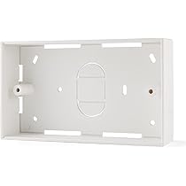Rhinocables Ethernet Faceplate Single & Double Socket RJ45 Network Face Wall Plate Various CAT5e CAT6 CAT6A Gigabit 1 2 4 Port (4 Port, CAT6
