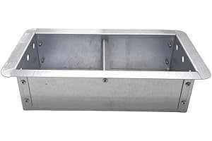 FONDERIA BONGIOVANNI | Cassetto in Lamiera Zincata | Raccolta della Cenere | Cassetto per Camino | 30x16x8 h cm | Attrezzatura Camino