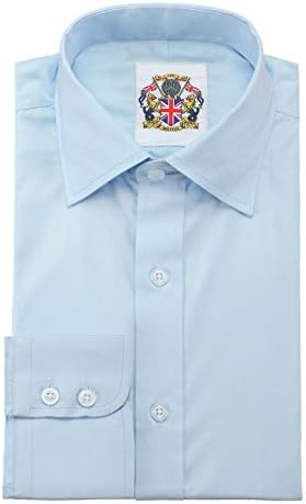 Plain Long Sleeve Mens Shirts,14 Classic Colours Regular Fit,Single &amp; Double Cuffs,Sizes 14 - 22 &amp; 10 Bright Colours in Tapered Fit, S - XXXL,For Work,Office,Wedding &amp; Leisure.Janeo British Apparel