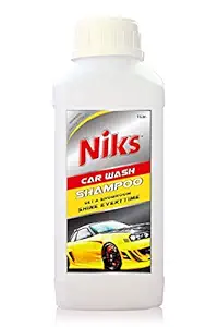 Niks Car Wash Foaming Shampoo - with Extra Thickness Formula (1 Liter)