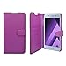 Price comparison product image SAMSUNG GALAXY A5 2017 CASE PURPLE PLAIN PU LEATHER WALLET FLIP CASE COVER FROM GADGET BOXX
