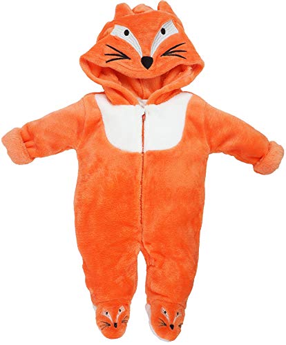 Cheeky Chimp - Traje de Nieve - para bebé niño Naranja 62 cm (0-3 Meses)