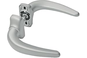 FAPIM GAU05104 - Maniglia per porta, colore: nero, quadrato, 8 mm