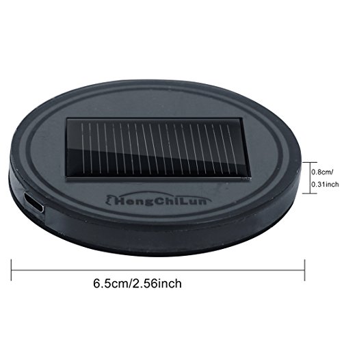 Untersetzer DaSinKo Auto Cup Halter Matte LED Solar Sensor Atmosphäre Light Wasserdicht Getränke Pad Autodekoration Universal ( 2 Pack ) - 7