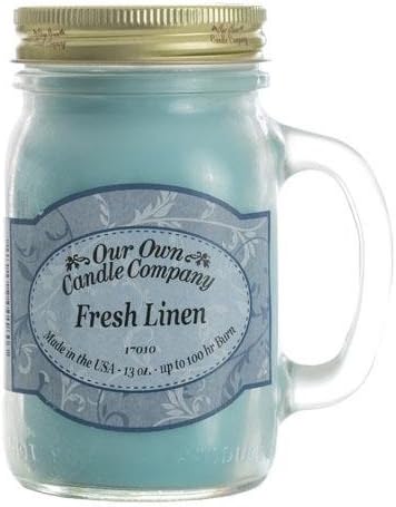 Our OWN Candle CO. SICI-FL Candle Jar 100Hr Fresh Linen
