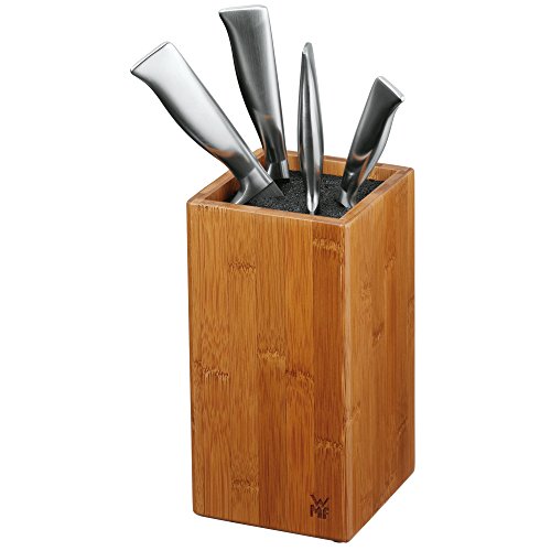 WMF Messerblock unbestückt leer Bambus Kunststoffborsten für 5-6 Messer - 3