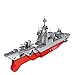 Produktbild Yyz Militärs Spielzeug Boot Baustein Schiff montiert militärische Flugzeugträgerrakete Zerstörer Aufklärung Spielzeug Modell Geburtstagsgeschenk