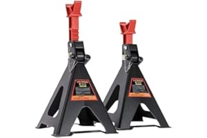 ‎SELLNET 2X Unterstellböcke 6T, 385-600 mm Stützböcke Set mit Sicherung Wagenheber Wagenbock Werkstattstände Profi Reifenwechsel Abstellbock Auto Heber PKW Wohnmobil