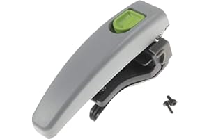 UTIZ Maniglia di ricambio grigia con 2 viti per Tefal ActiFry AL800240 FZ700215 ActiFry Plus 1,2 kg ACTIFRY 1 KG Grille Snack alternativa a SS-994820 | SS-990614 | SS-991921