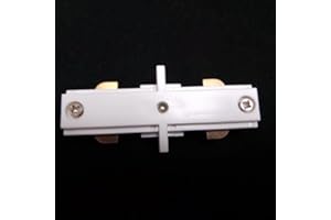 Connecteur Droit Rail Monophasé BLANC - SILAMP