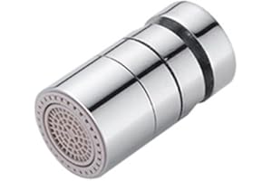 AUTUUCKEE Estensore per rubinetto girevole a 360 gradi per il bagno della cucina che lava anti spruzzi (dimensioni: corto)