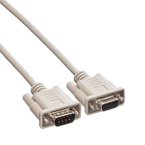 ROLINE RS232 Kabel St-Bu | Crossover-Kabel | Zur Verbindung zweier Computer | Grau 10 m - 3