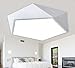Produktbild Nordic Creative Geometrie Design LED-Schlafzimmer Decke Runde Moderne Einfachheit Persönlichkeit Studie Balkon Wohnzimmer Licht Wohnzimmer Schlafzimmer Restaurant Licht, 40 cm White Box 18W,weißes Licht