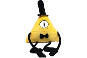 LYH2019 wanqueen Gravity Waterfall Bill code plush toy, plush stuffed funny toy pillow kid birthday gift (yellow B).