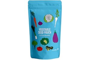 Scott&Co. Vegetable Seeds Variety Pack, UK Veg Planting, Carrot, Broccoli, Onion, Tomato, Aubergine, Cabbage, Parsnip, Sprout, Leek, Cauliflower. Christmas Gifts for Women and Men