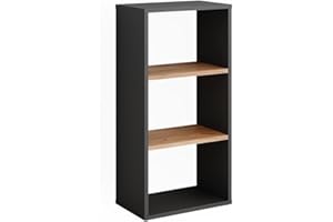 ‎VICCO Vicco Standregal Orlando, Stauraumregal, Anthrazit/Goldkraft Eiche, 40 x 80.1 cm