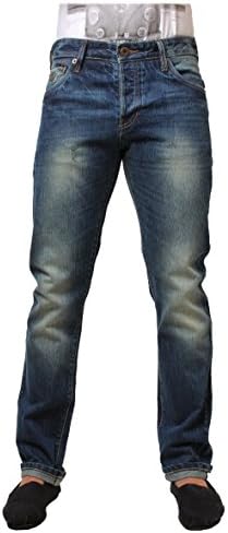 Mens Boys Slim Fit Osaka Vintage Jeans Hip Club Time is Hop Money