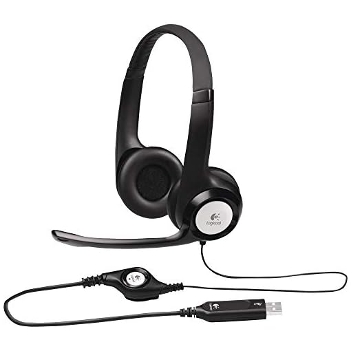 Logitech H390 Wired Headset for PC/Laptop, Stereo Headphones with Noise Cancelling Microphone, USB-A, in-Line Controls, Works with Chromebook - Black - Image 9