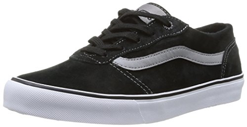 Vans Milton, Women's Sneakers, Black (Mte Black/White), 6.5 UK