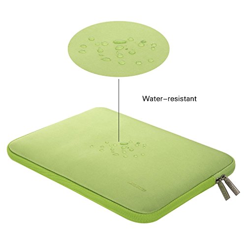MOSISO Wasserresistente Lycra Laptop Hülsen Beutel Abdeckung für 13-13.3 Zoll MacBook Pro, MacBook Air, Notebook mit kleinem Kasten Fall, Greenery - 4