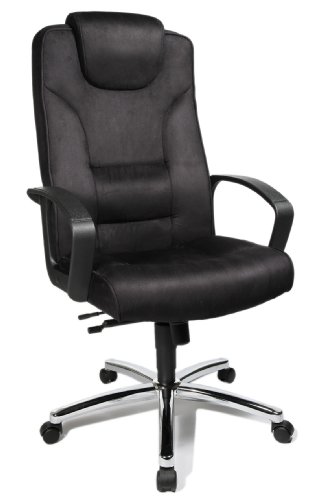 Topstar 7819TA3 Silla de Oficina para ejecutivos Comfort Point 50, Microfibra Color Antracita