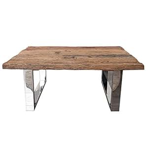 Invicta Interior Massiver Couchtisch Barracuda 110cm Teakholz mit