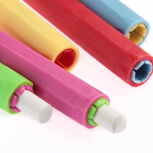 CARCHET® 5X Kreidehalter Kreiden Halter Schutzer Schutzhülle Plastik 9,5×1,5cm - 6