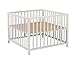 BabyDan Felix Wooden Playpen (White)