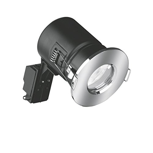 Preisvergleich Produktbild Enlite Fire spezifische Feste LED Einbauleuchte IP65 chrom poliert 5 W