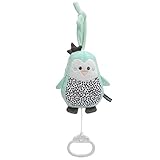 Du kannst die musikalische Eule am Laufstall oder oberhalb des Bettes hängen