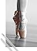 Produktbild Poster + Hanger: Ballett Poster (91x61 cm) Spitzenschuhe, Relevé, Farbakzent Inklusive Ein Paar 1art1® Posterleisten, Transparent