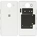 Produktbild Original Microsoft Akkudeckel white / weiß für Microsoft Lumia 950 - mit NFC und WPC (Akkufachdeckel, Batterieabdeckung, Rückseite, Back-Cover) - 00814D8