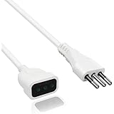 EXTRASTAR Prolunga 250 V, Spina e Presa 10a,Bianco,3M.