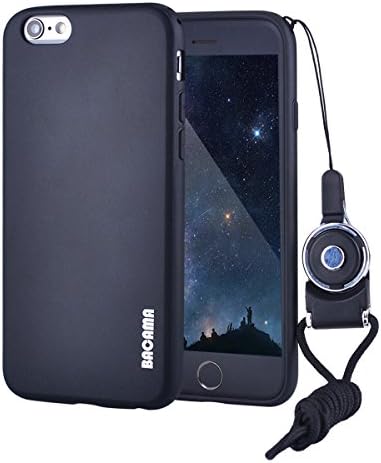 BACAMA Full Matte Soft Touch Slim-Fit Flexible TPU Case for Apple iPhone 6s/iPhone 6 with 2 in 1 Lanyard