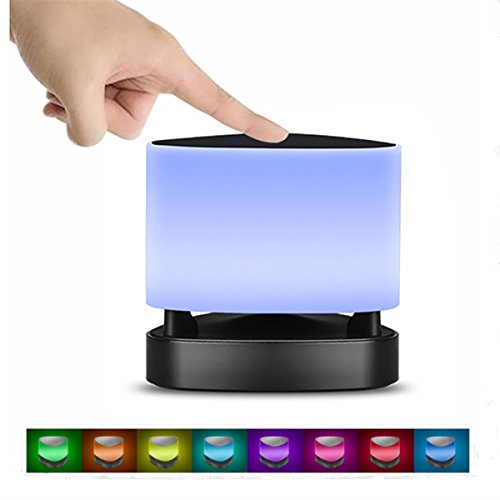 Preisvergleich Produktbild Nachttischlampe,SUAVER LED Bluetooth Lautsprecher LED Farbwechsel Lampe Nachttischlampe Touch control lampe Mit Smart APP Steuerung
