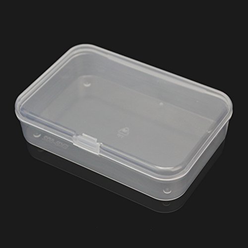 2 Stücke Kunststoff Transparent Lagerung Sammlungen Container Box Fall Küche Liefert 8.8x6x2 cm - 3